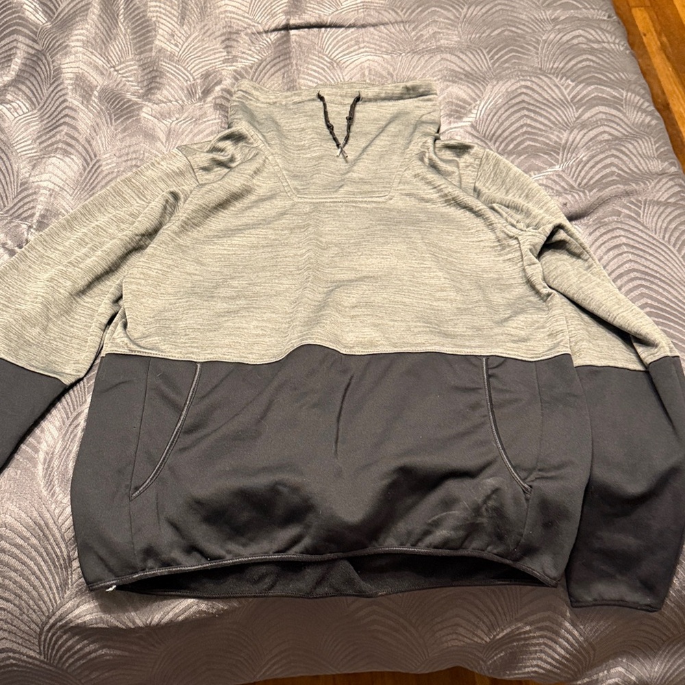 Men's Two-Tone Turtleneck Sweater